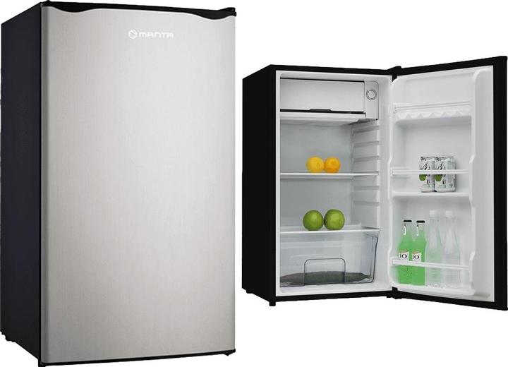 Immagine prodotto Manta MM520PS Frigorifero 91L Argento Inox/Nero (91 l)