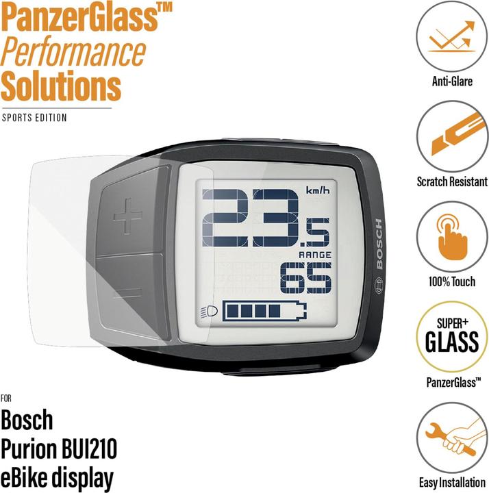 PanzerGlass Display protector Anti-Glare for Bosch Intuvia BUI 210 (E-bike display)