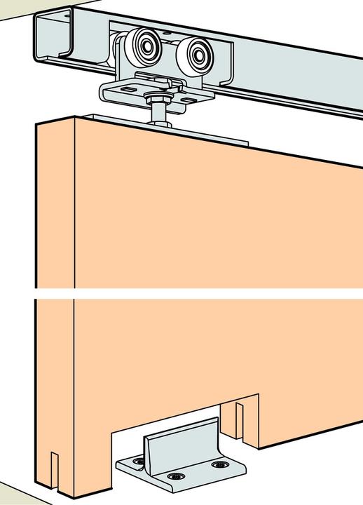 Actual product image HAWA Sliding door set porta