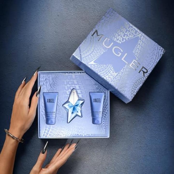 Immagine prodotto Thierry Mugler Angel Eau de Parfum 25ml Set Angel 25ml + Bodylotion + Gel doccia (Set di profumi, Set per la cura del corpo)