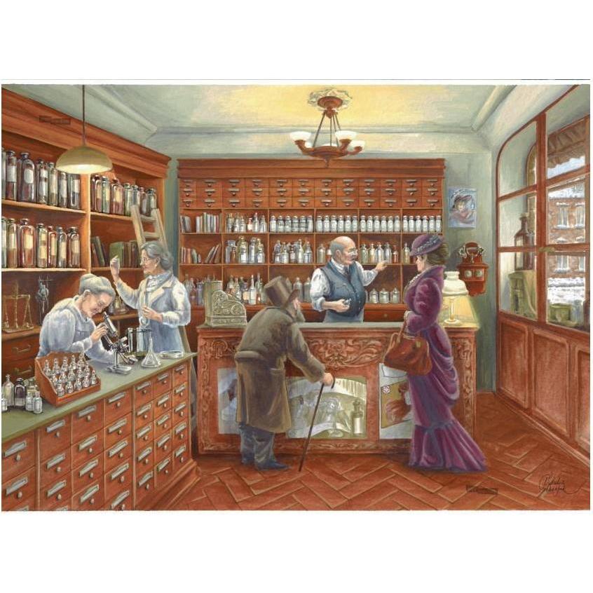 Pappnoptikum 1087 - Nostalgische Apotheke (Mini-Adventskalender)