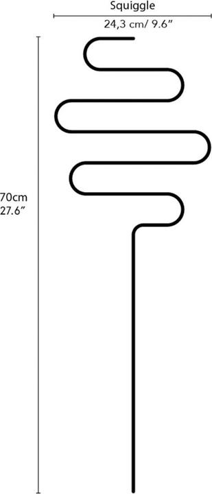Produktbild Botanopia Rankhilfe Squiggle Gold (100 cm)