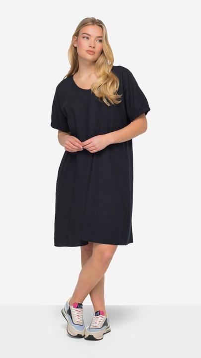 Produktbild Laurasøn Leinenmix-Kleid, Rundhals, elastische Halbarm-Abschlüsse (XL)