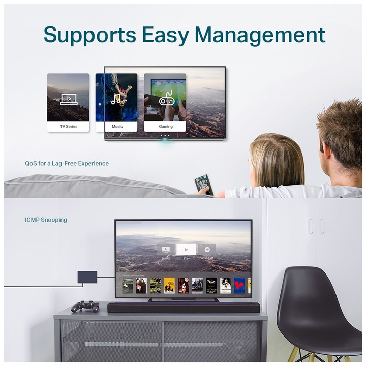 Image du produit TP-Link Tl-Sg105e (5 Ports)