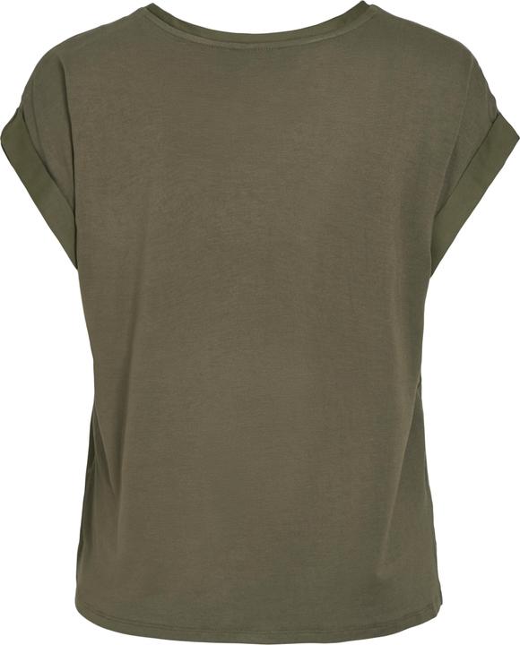 Actual product image Vila Round neckline top with short sleeves (44)