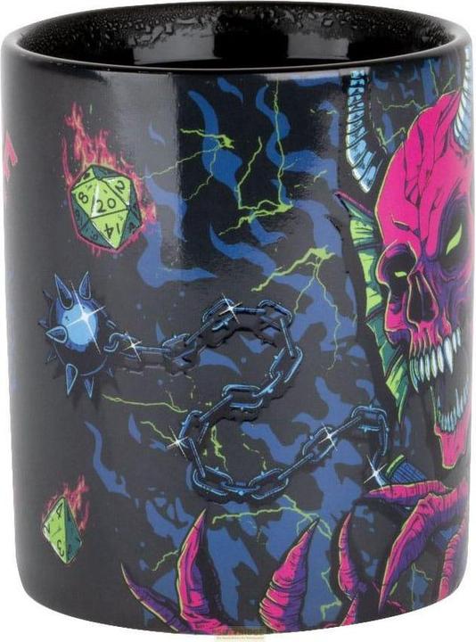 Actual product image Konix Stranger Things mug with thermo effect Hellfire Club 320 ml (320 ml, 1 x)