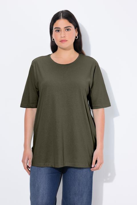 Produktbild Ulla Popken T-Shirt, Rundhalsausschnitt, Relaxed, Halbarm (46, 48)