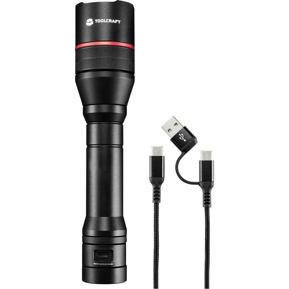 Thumbnail - Toolcraft, Taschenlampe, Handlampe (20.50 cm, 3500 lm)