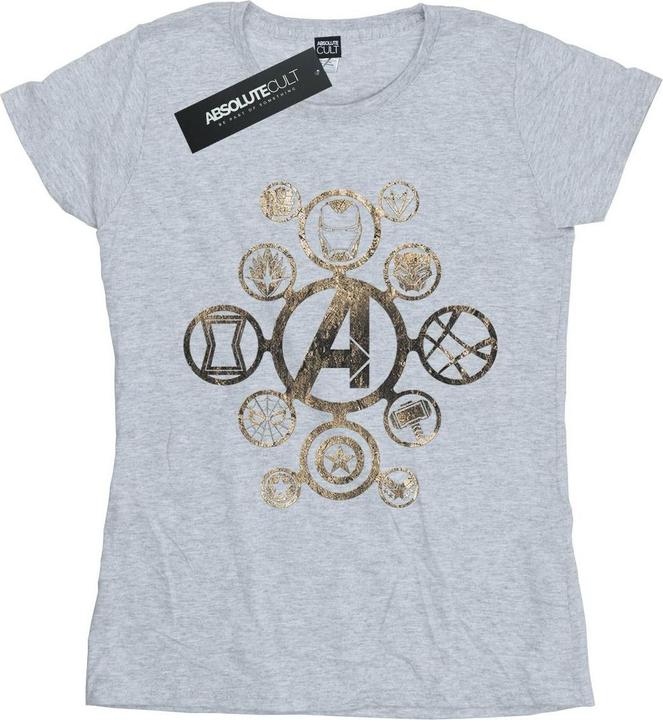 Actual product image Avengers Infinity War Womens/Ladies Icons Cotton T-Shirt (XL)