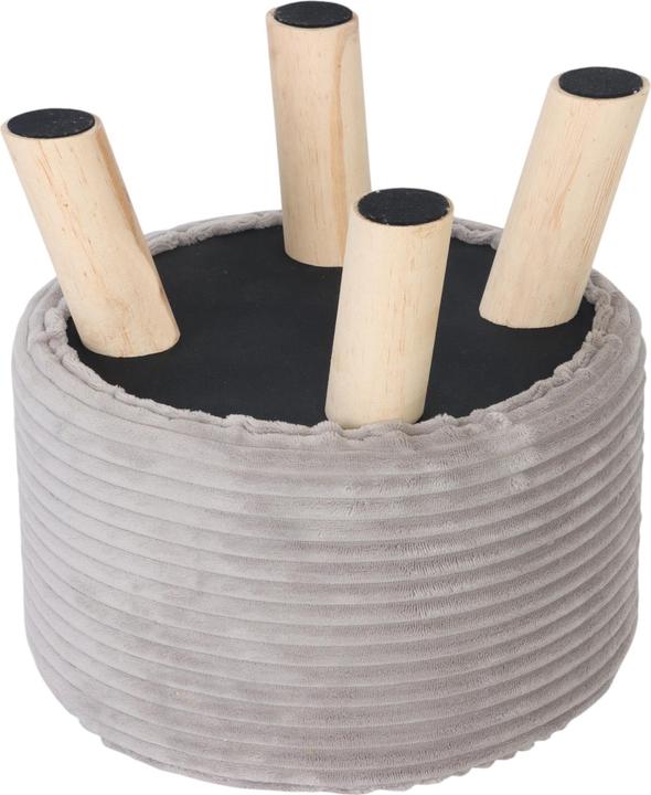 Image du produit Relaxdays Tabouret en corduroy