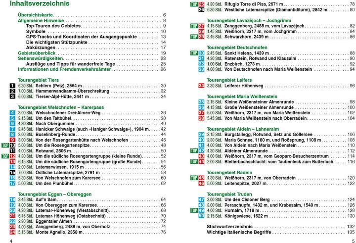 Nährwerte und Zutaten Dolomiten 2. Eggentaler Berge, Latemar, Rosengarten (Deutsch, Franz Hauleitner, 2022)