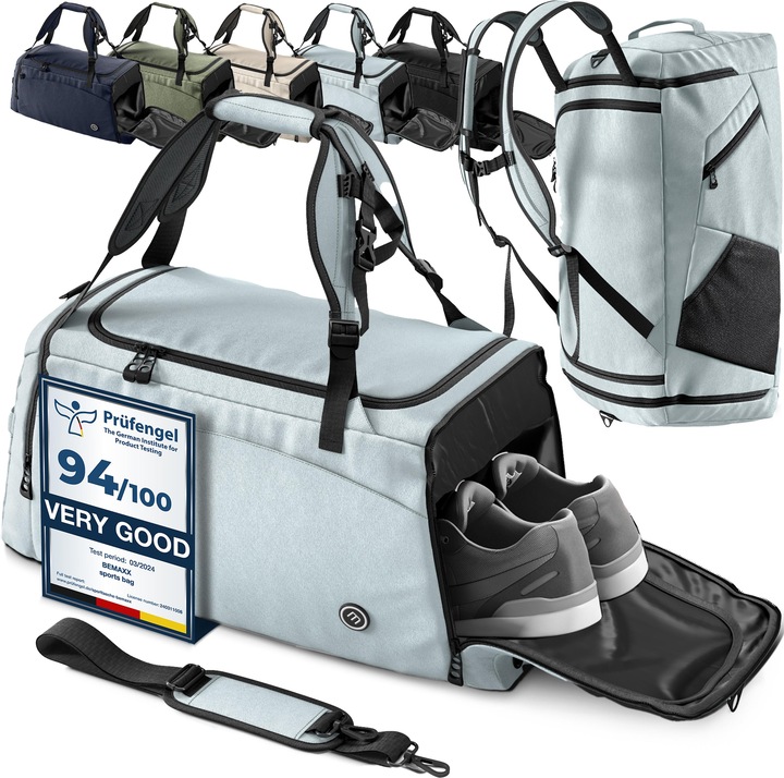 Produktbild BeMaxx Sport-Trainingstasche, 40L, Sage (40 l)