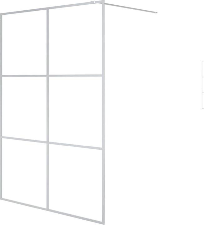 Produktbild vidaXL Duschwand (100 cm, 140 cm, 195 cm)