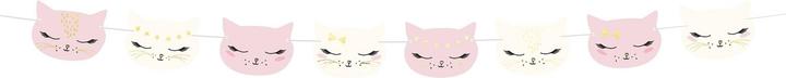 Image du produit Amscan Guirlande Chat Rose (1 pcs)