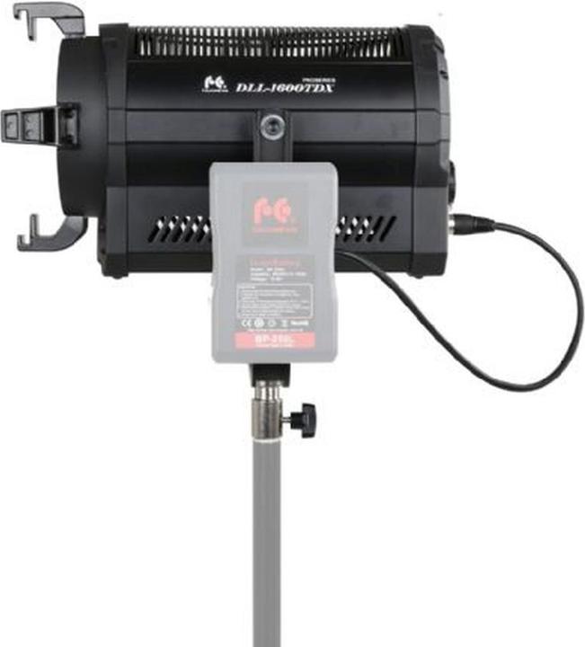 Produktbild Falcon Eyes Bi-Color LED Spot Lampe Dimmbar DLL-1600TDX auf 230V oder Akku (Studioleuchte)