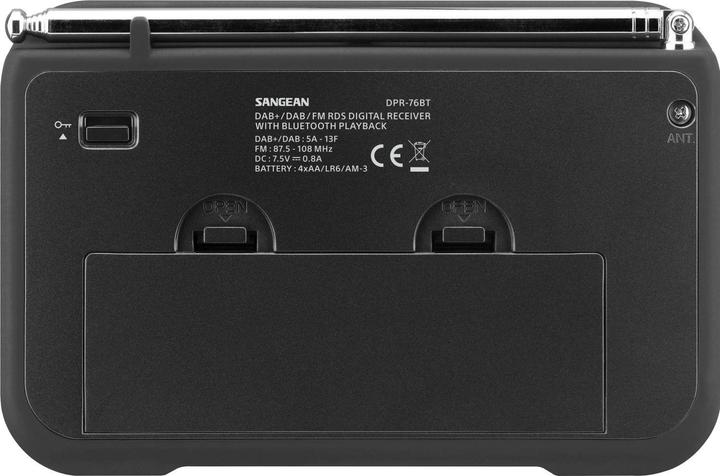Produktbild Sangean DPR-76 BT (DAB+, FM, NFC, Bluetooth)
