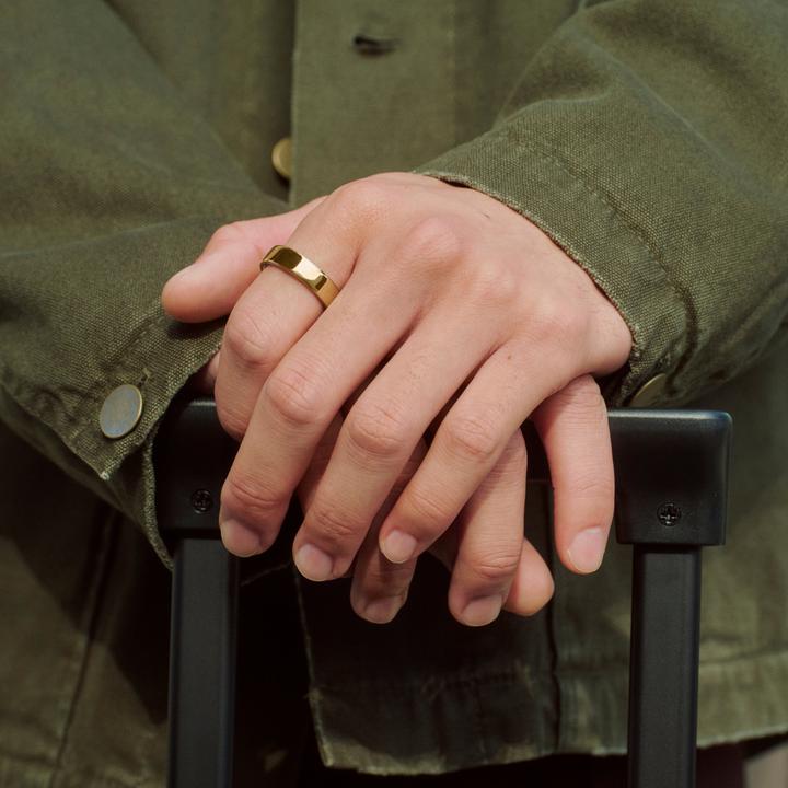 Actual product image Oura Ring 5 (6, Gold)