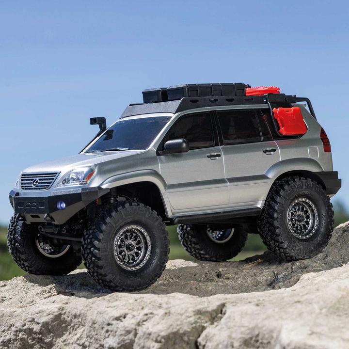 Actual product image Axial Scale Crawler SCX24 Lexus GX470, Silver RTR 1:24 (RTR Ready-to-Run)