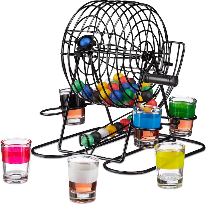 Actual product image Relaxdays Drinking Game Bingo