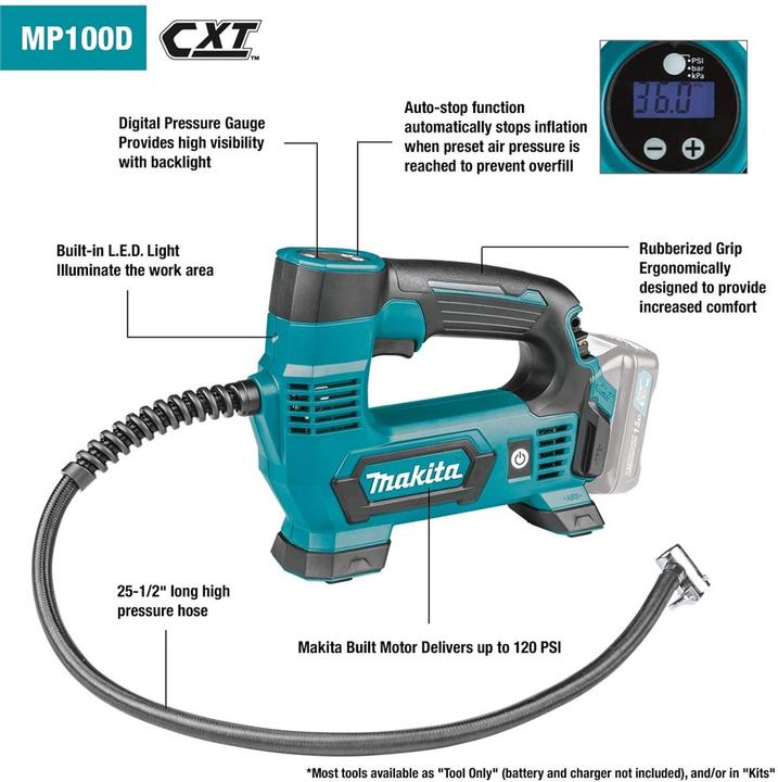 Immagine prodotto Makita MP100DZ (8.30 bar, 10 l)