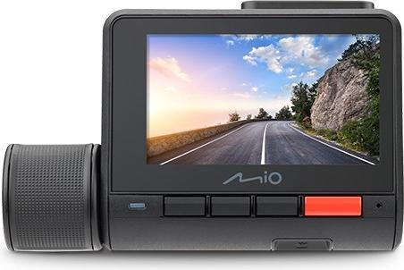 Immagine prodotto Mio MiVue 955W Doppia telecamera da cruscotto per auto (Ricevitore GPS, Bluetooth, Visione notturna, Display integrato, 4K)