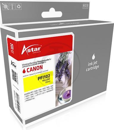 Actual product image Astar 130 ml - yellow - compatible - ink cartridge (Y)