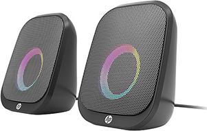 Actual product image HP Speaker DHS-2113, 2.0, 6W, black, Bluetooth, backlight