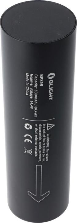 Actual product image Olight Battery X9R with protective cover