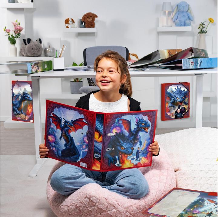 Actual product image HERMA Motiv-Ordner A4 Dragon (A4, 70 mm, 1 pcs.)