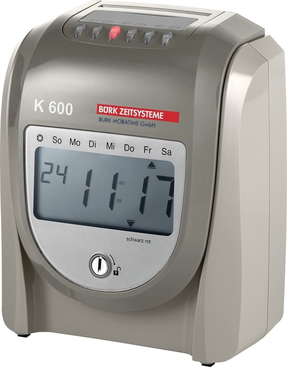 Actual product image Bürk Time Recording Device K 600