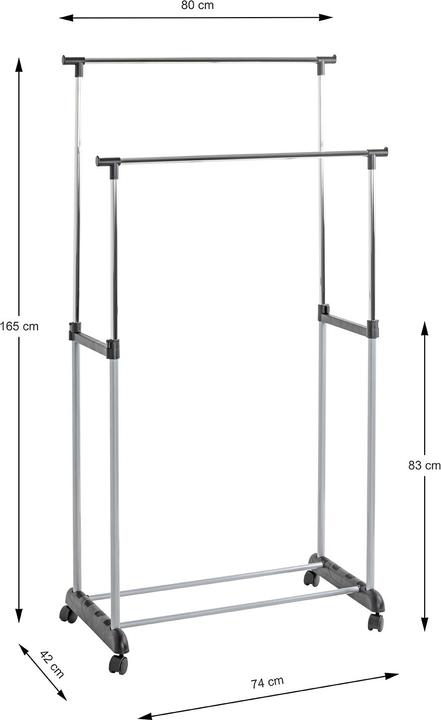 Produktbild HAKU Möbel Rollgarderobe