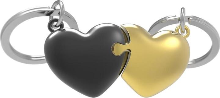 MTM Gifts Schlüsselanhänger Heart Puzzle