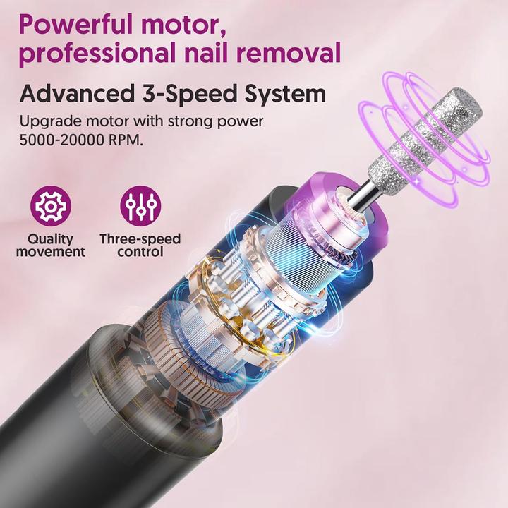Actual product image Halmai Electric nail cutter set