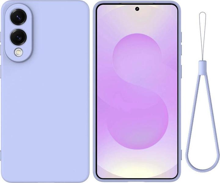 Cover-Discount Galaxy S25 Edge - Silikon Gummi Hülle mit Riemen (Samsung Galaxy S25 Edge)