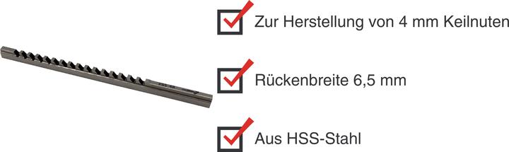 Image du produit Paulimot HSS-Räumnadel 4 mm