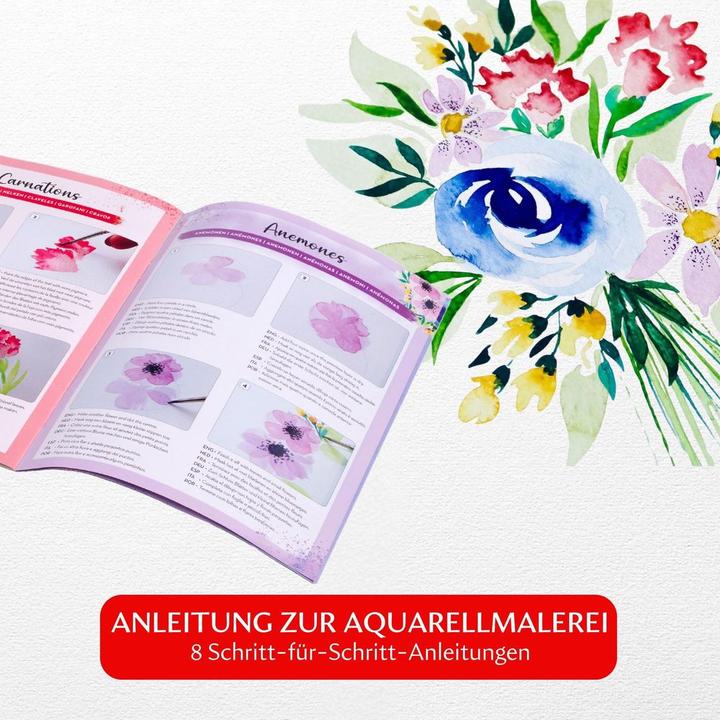 Produktbild Talens Aquarell floral Set