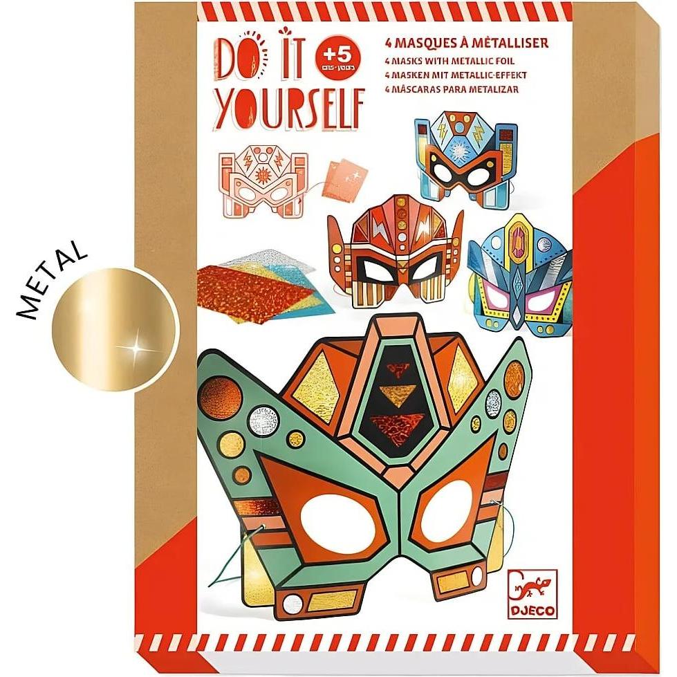 Djeco DIY - Folienbilder Masken Roboter (DJ07924)