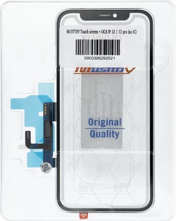 Actual product image Samsung Consumables! Musttby MUSTTBY Touch screen + OCA IPHONE 12 / 12 pro (no IC) (Display, Apple iPhone 12)