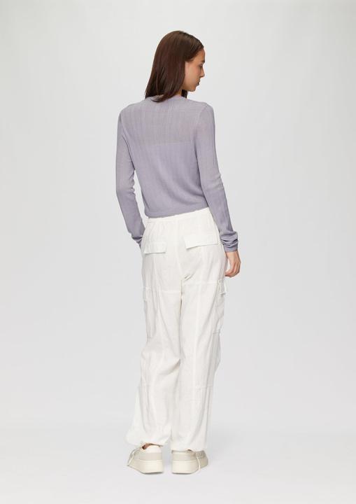Actual product image S.Oliver Strickjacke Verkürzte Strickjacke aus Viskosemix (M)
