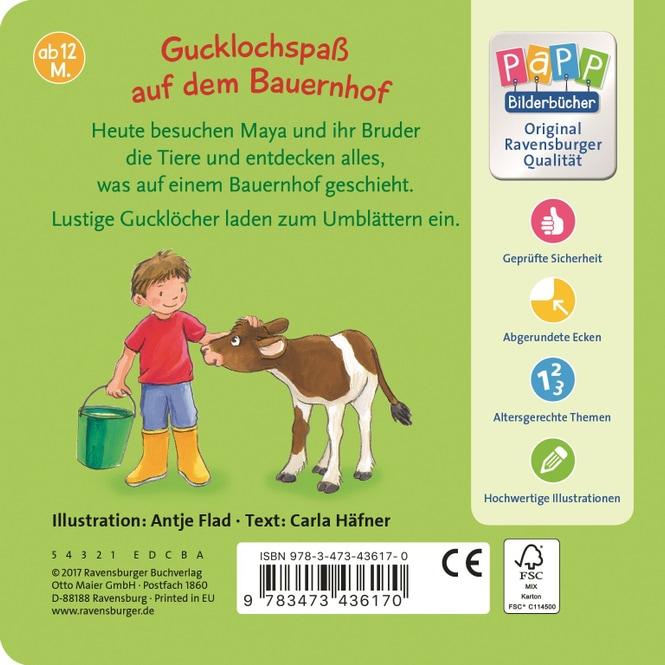 Thumbnail - Ravensburger, Babybücher, Mein Bauernhof Gucklochbuch (Deutsch)