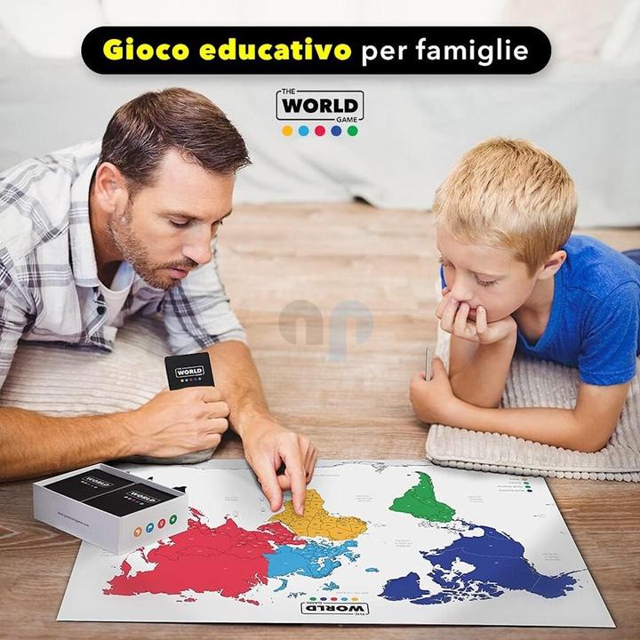 Image du produit The World Game Gioco di Carte Geografia (Italien)