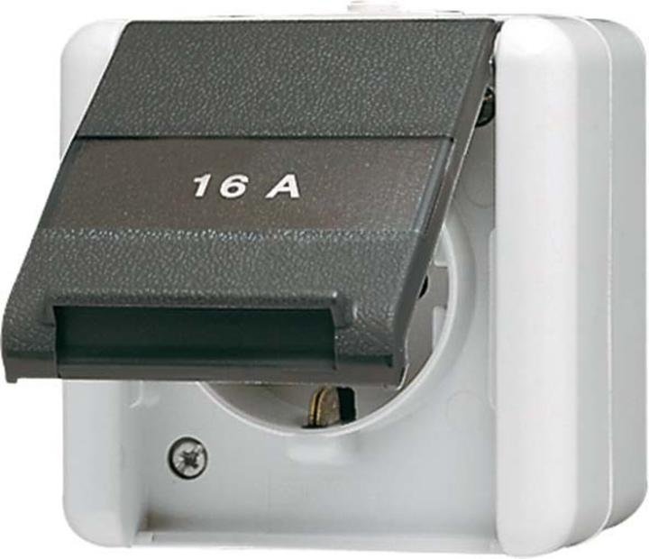 Produktbild JUNG 820 KINAW Steckdose CEE 7/3 Schwarz