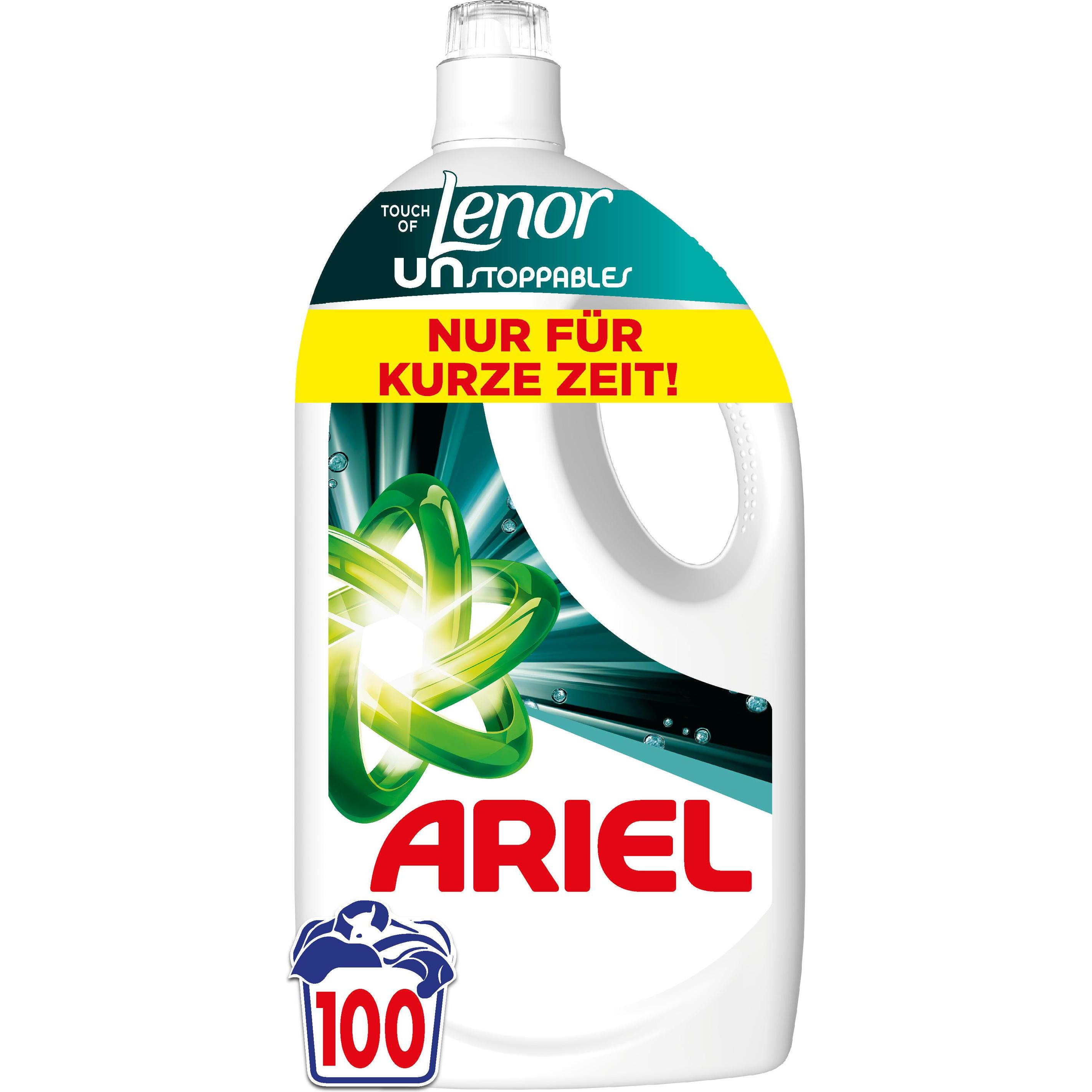 Ariel Touch Of Lenor Unstoppables, Waschmittel + Textilpflege