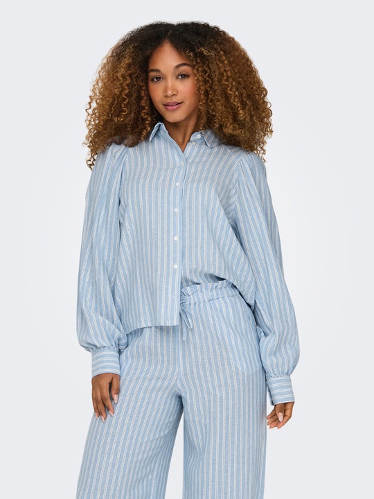 Immagine prodotto Only Camicia loose fit con colletto button-down e maniche a sbuffo (M)