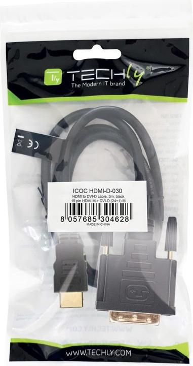 Immagine prodotto Techly HDMI (Typ A) — DVI (3 m)