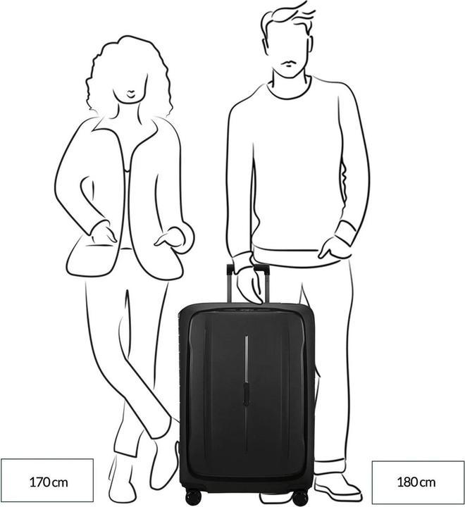 Produktbild Samsonite Essens Trolley mit 4 Rollen 75cm (111 l)