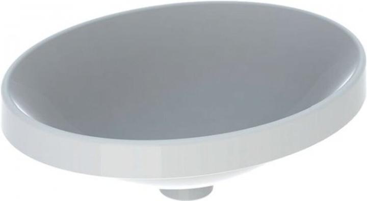 Immagine prodotto Geberit Lavabo da incasso ovale Keramag VariForm, 500x400 mm, senza foro per rubinetto, senza troppopieno (670 mm, 500 mm)