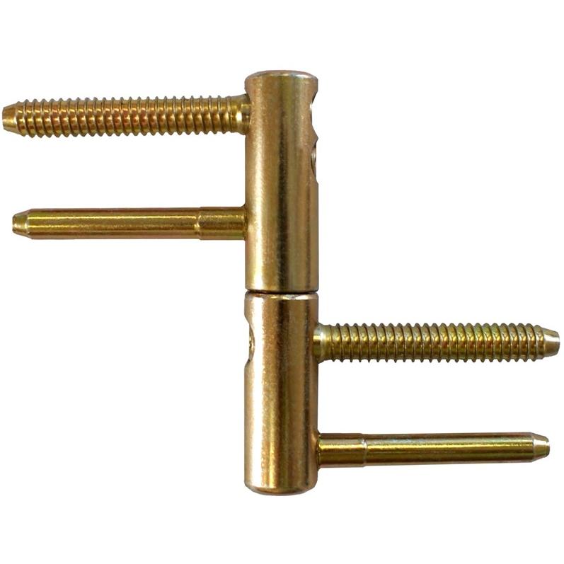 TunaBone, Raccordo porte, Trio di cerniere per porte 15 Dz Zn Giallo