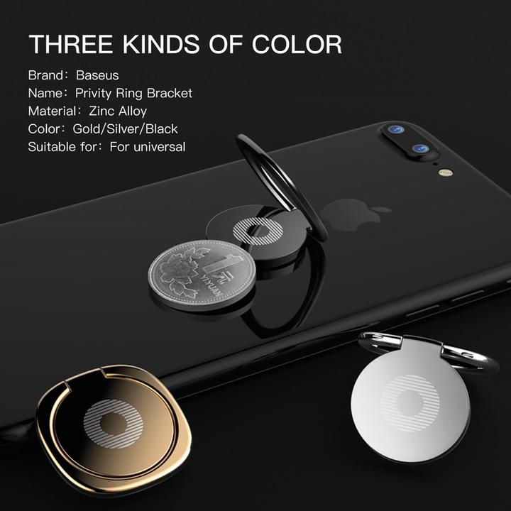 Actual product image Baseus privacy ring