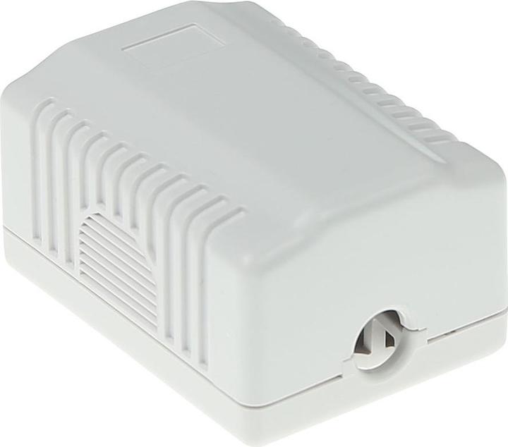 Actual product image ACT Surface mounted box unshielded 1 ports CAT5E. Type: CAT5E Wall mountbox c5e 1 prt unsh